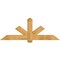 Ekena Millwork Kennewick Rough Sawn Timber Gable Bracket, Western Red Cedar, 72"W x 27"H x 4"D x 6"F, 9/12 Pitch GBW072X27X0406KEN00RWR - alternate 1
